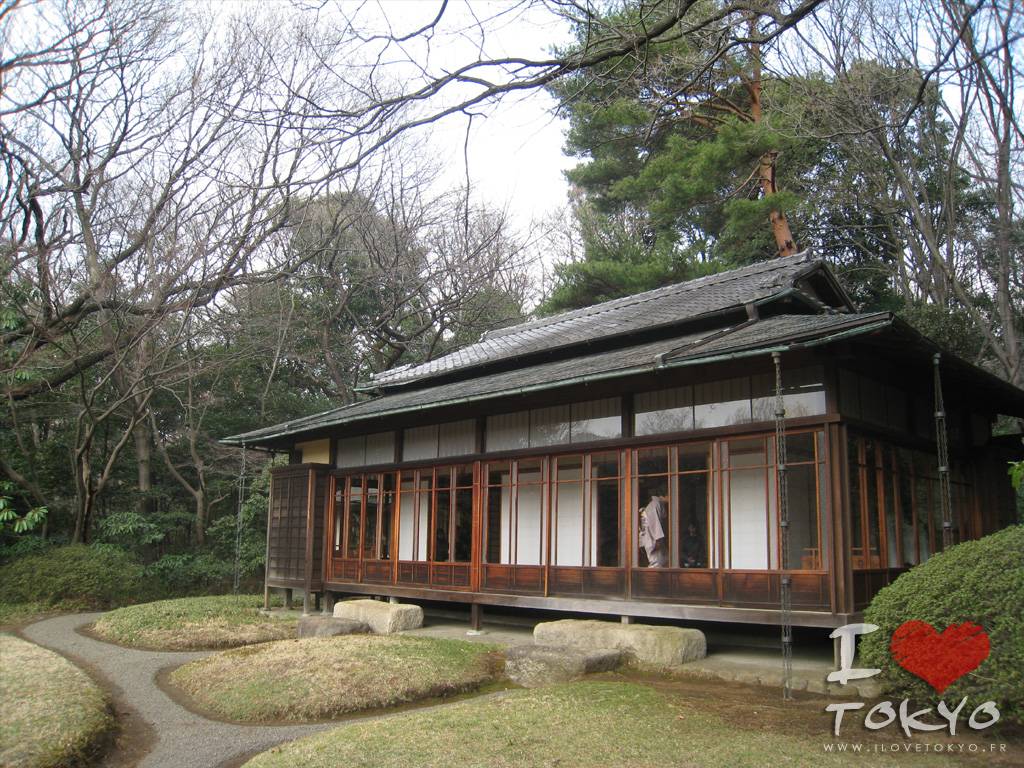 La maison du thé dans le parc de Yoyogi