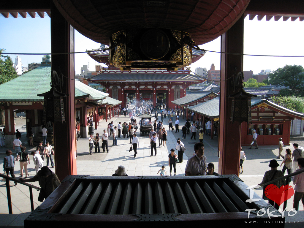 Vue globale du temple Senso-Ji